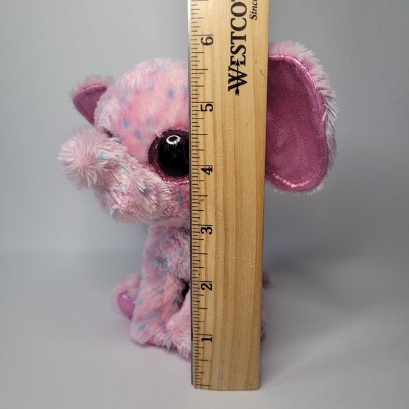 Ty Beanie Boos Plush Animal Set of 3 Ellie Elephant Bloomy Rabbit Tiggy Tiger - Picture 16 of 16